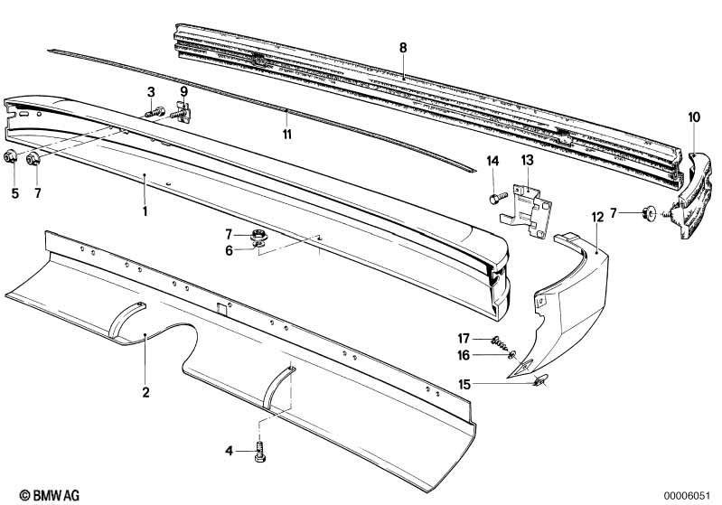 Genuine BMW 51121881371 E24 Cover (Inc. 633CSi, 635CSi & M6) | ML Performance EU Car Parts