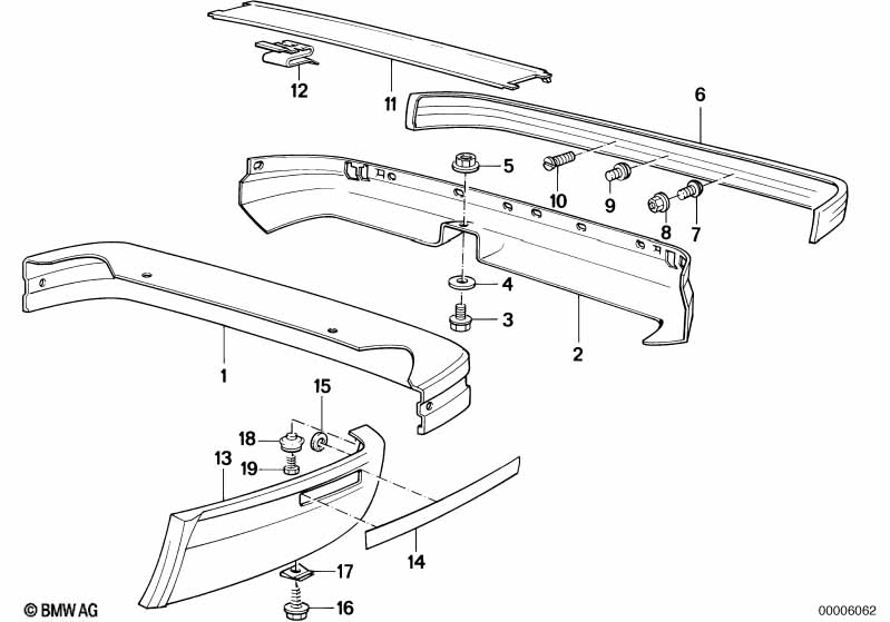 Genuine BMW 51121967519 E24 Cover (Inc. M6, 635CSi & M635CSi) | ML Performance EU Car Parts