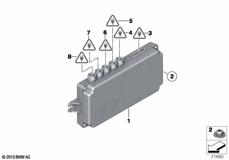 Control unit for surround-view camera