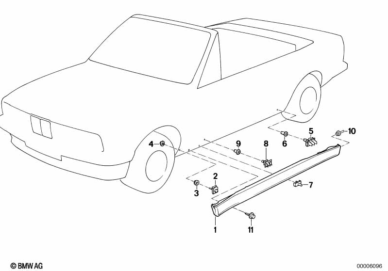 Genuine BMW 51712238252 E30 Covering Right (Inc. M3) | ML Performance UK Car Parts