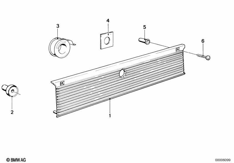 Exterior trim / grill