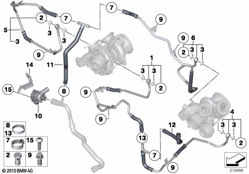 Cooling-system turbocharger