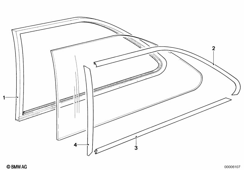 Window mounting parts