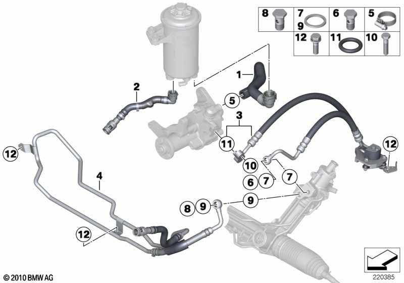 Genuine BMW 32416855247 F15 F16 Radiator Return Line (Inc. X6 40dX, X5 40dX & X5 35dX) | ML Performance UK Car Parts