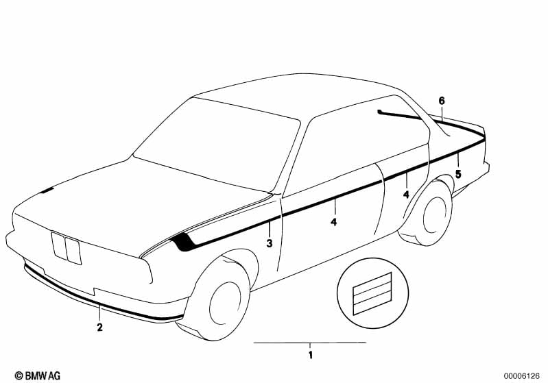 Decorating stripes M technik