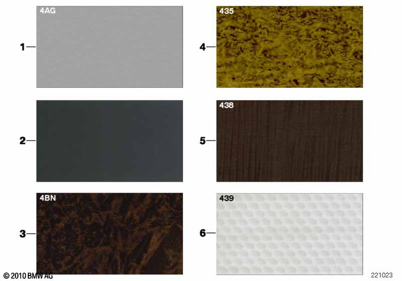 Sample chart with interior moldings