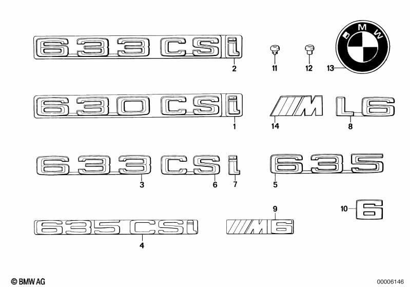 Emblems / letterings
