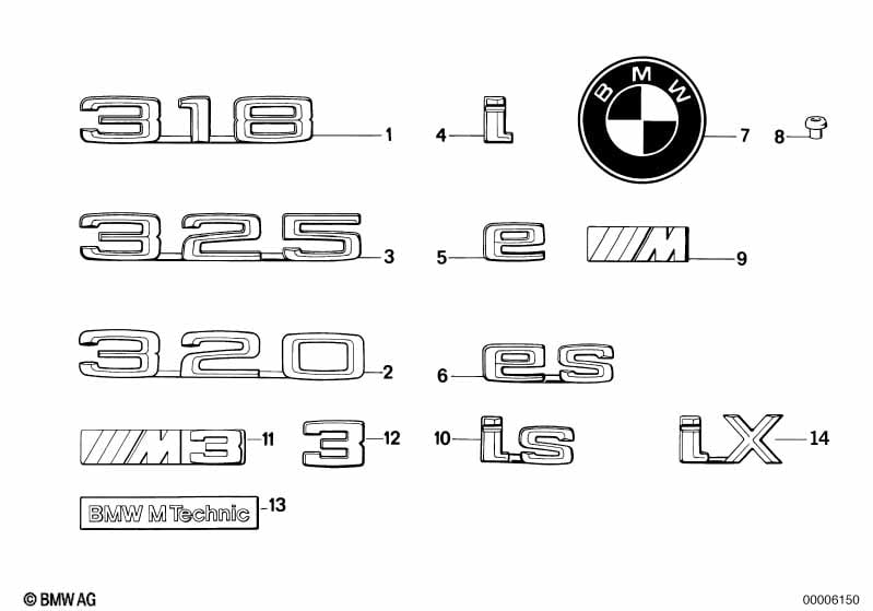 Emblems / letterings
