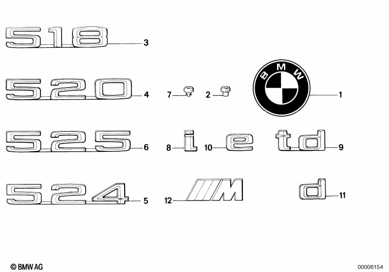 Emblems / letterings