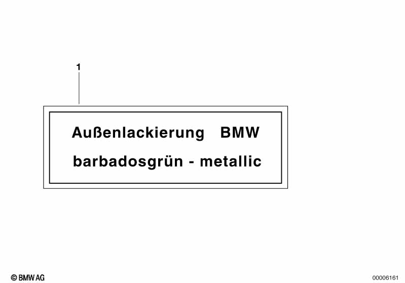 Label outer paint metallic