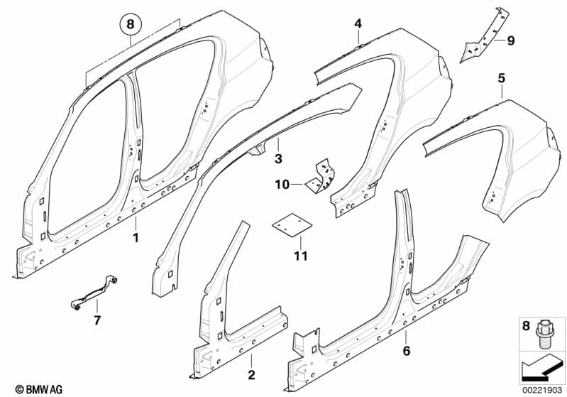 Body-side frame