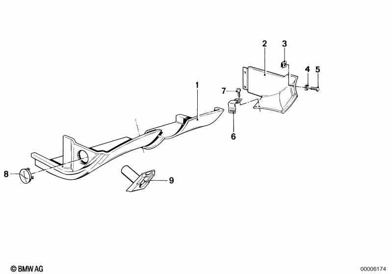 Trim panel dashboard lower left