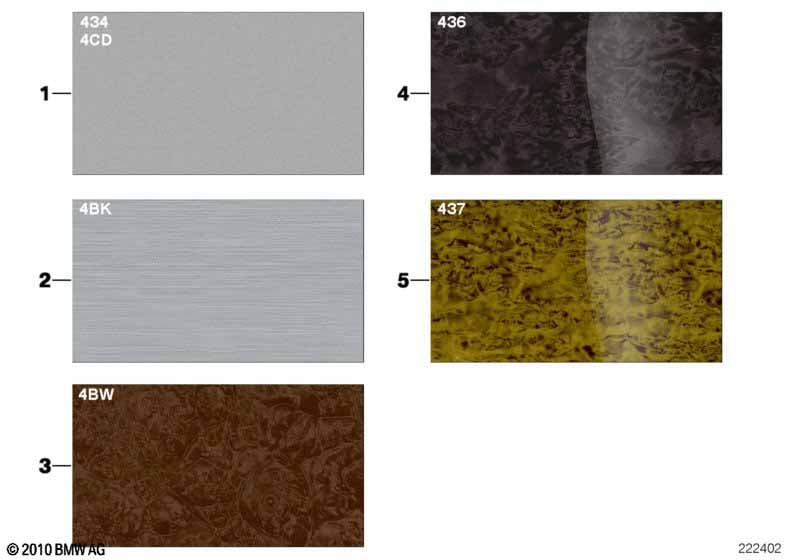 Sample chart with interior moldings