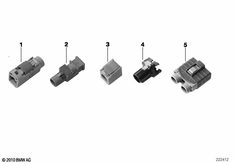 Repair parts, coaxial cable housing