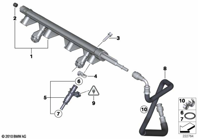 Genuine BMW 07129905493 R56 Torx Screw M6X25-PC-U0 (Inc. Cooper S) | ML Performance UK Car Parts