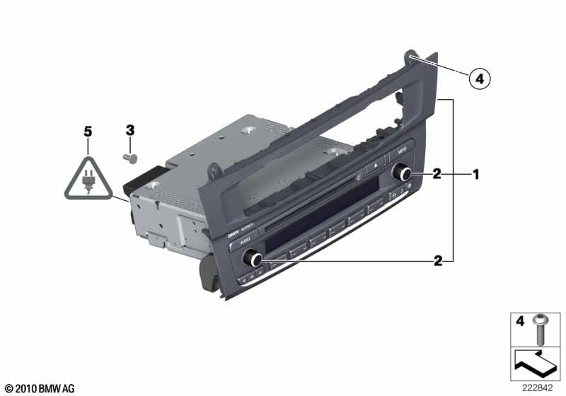 Genuine BMW 65129243907 F25 Exch. Radio Business Cd (Inc. X3) | ML Performance UK Car Parts