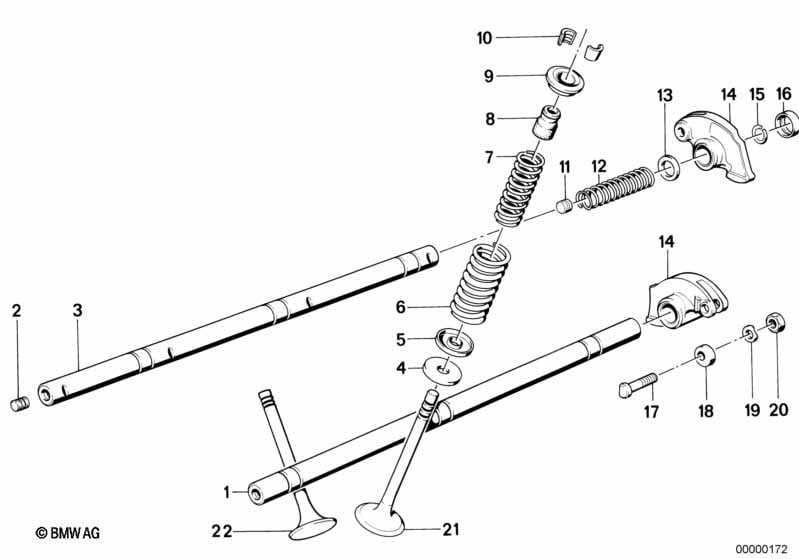 Timimg gear - rocker arm/valves