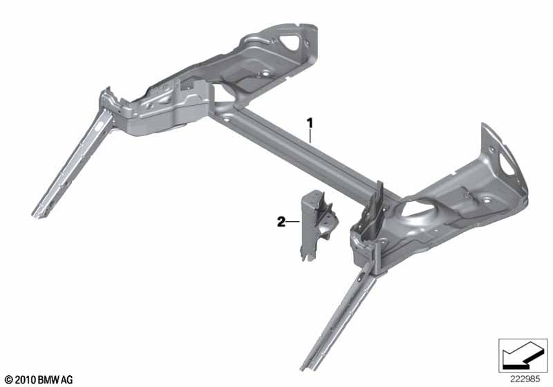 Genuine BMW 41117263838 F12 Mount, Folding Top Compartment Right (Inc. 650iX 4.4, 640iX & 640d) | ML Performance UK Car Parts
