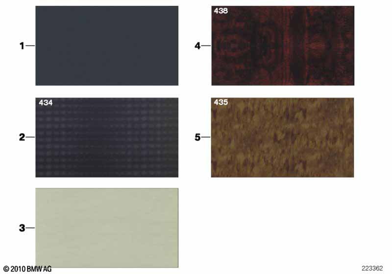 Sample chart with interior moldings