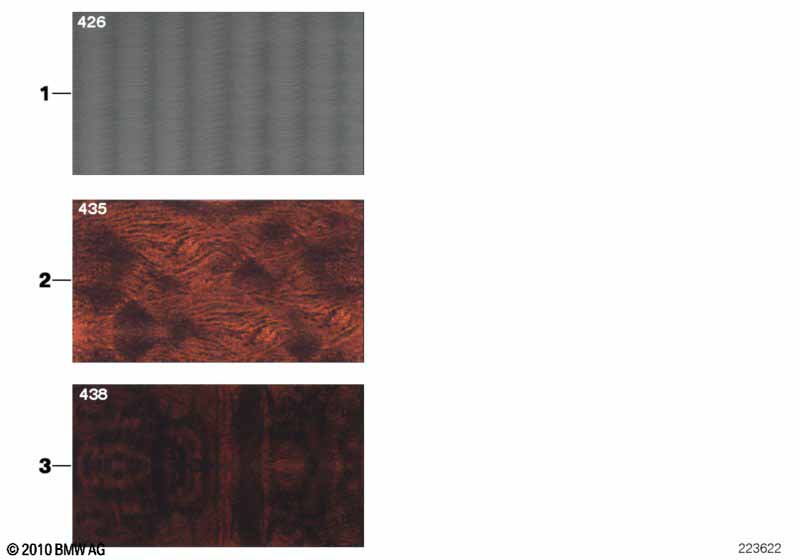 Sample chart with interior moldings