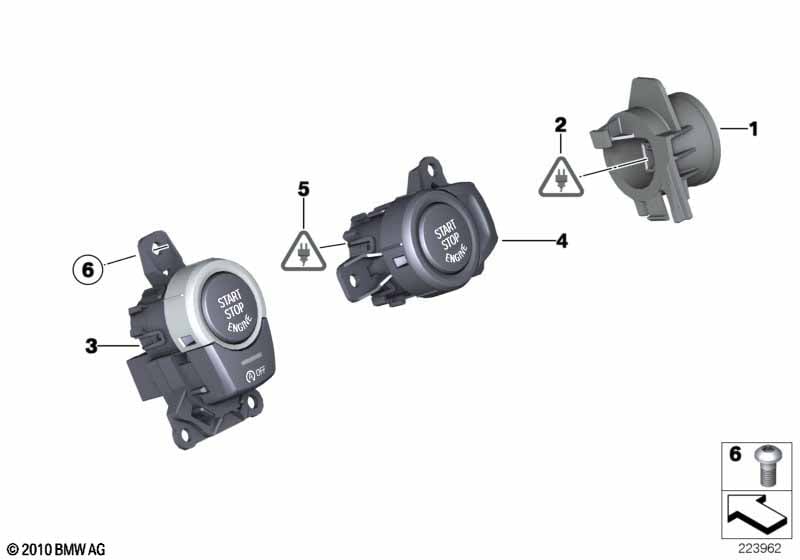 Genuine BMW 61319291691 F25 F26 Button, Start/Stop (Inc. X4) | ML Performance UK Car Parts