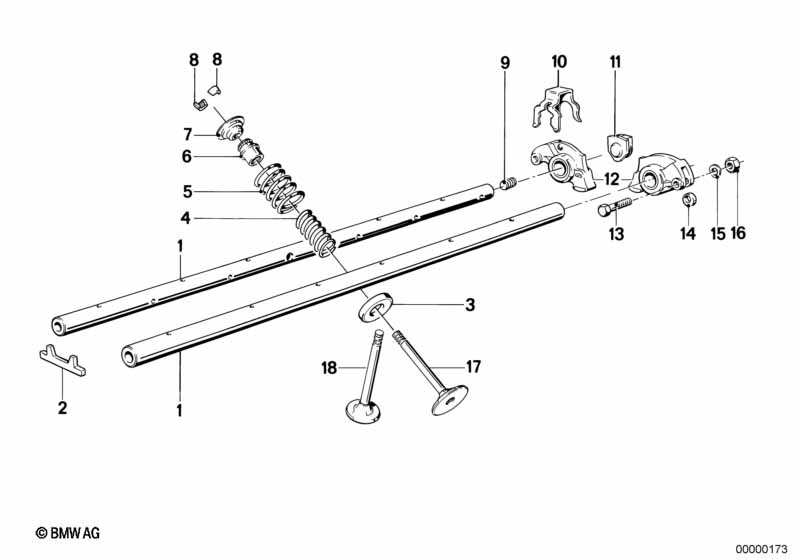 Timimg gear - rocker arm/valves