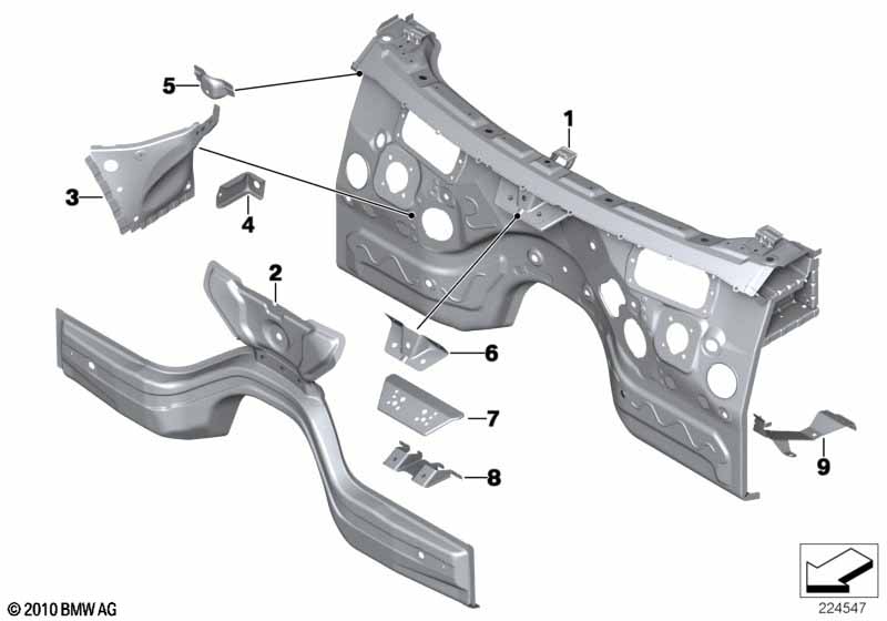 Genuine BMW 51717267204 F25 F26 Bracket For Pedal Module (Inc. X3 &  X4 28iX) | ML Performance EU Car Parts