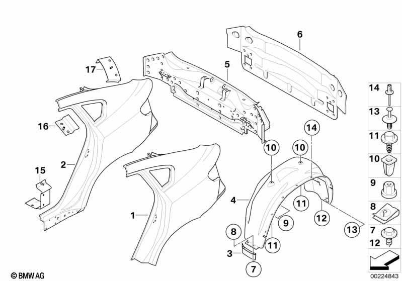 Genuine BMW 51627188841 E71 E72 Deflector Lip, Rear Left (Inc. X6) | ML Performance UK Car Parts