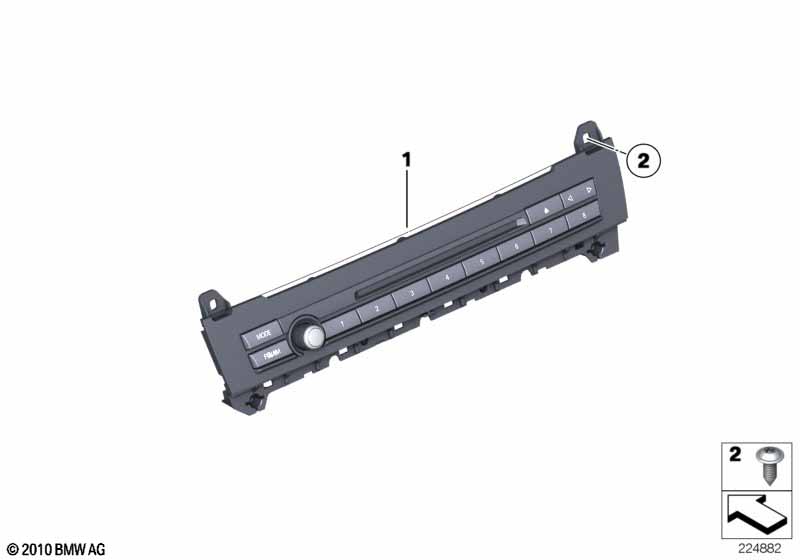 Rep. kit for audio head unit