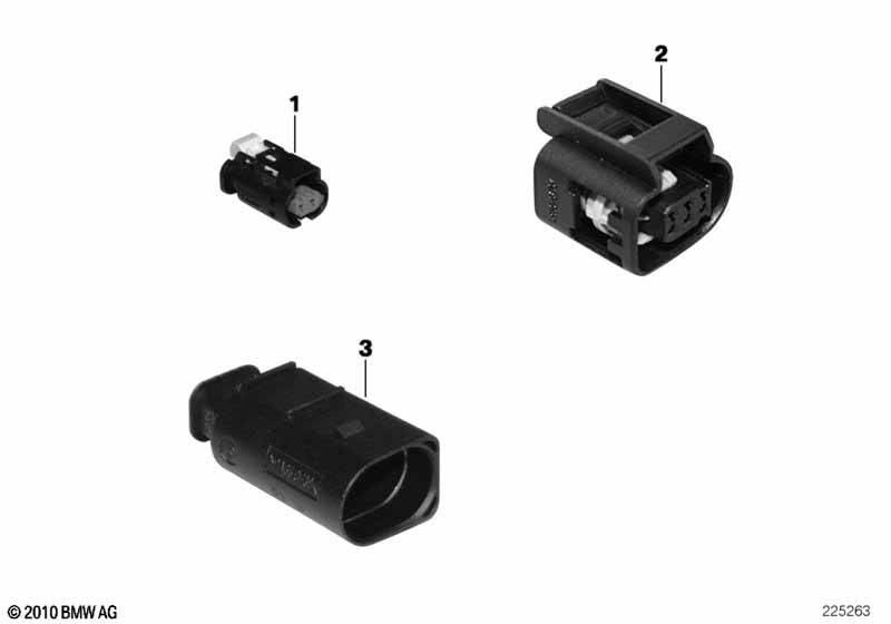 Genuine BMW 12527512179 Socket Housing 6-POLIG (Inc. One Eco 55kW, One D & Cooper S ALL4) | ML Performance UK Car Parts