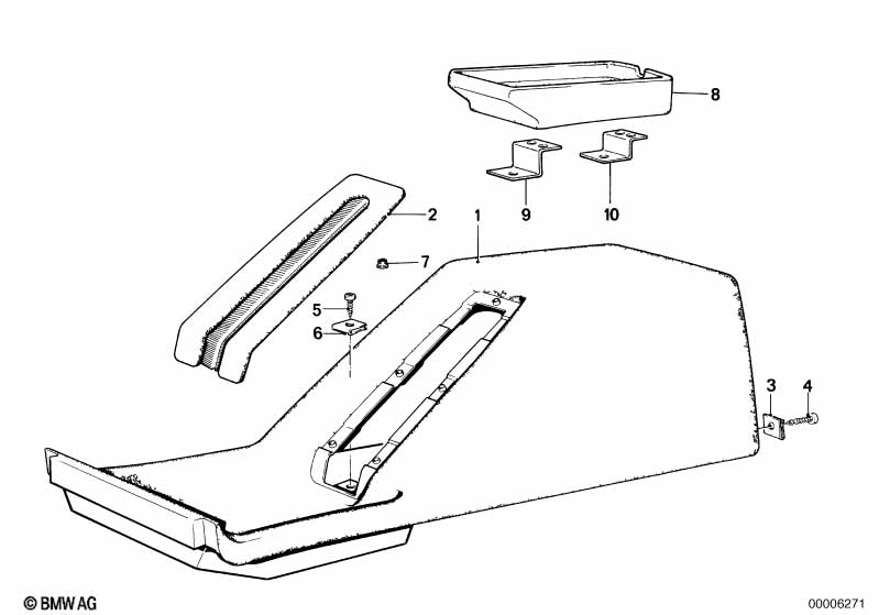 Genuine BMW 51161911565 E23 Cover NUTRIA (Inc. 735i, 728i & 728iS) | ML Performance UK Car Parts