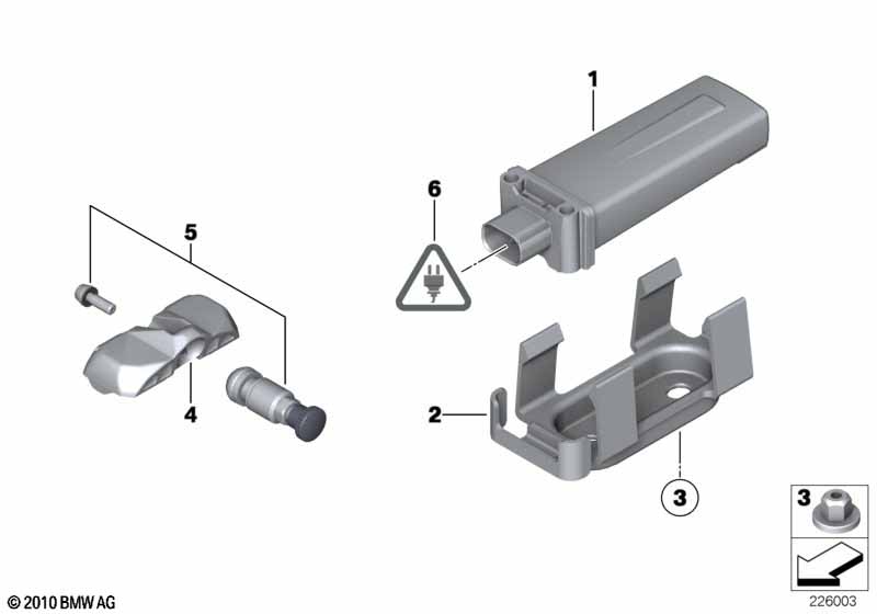 Tire pressure control (RDC) - ctrl unit