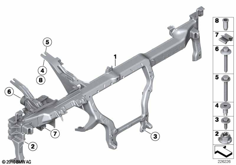 Carrier instrument panel