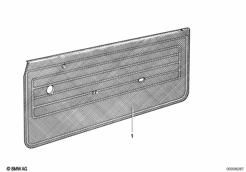 Door trim panel