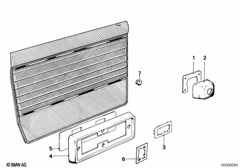 Door lining single parts