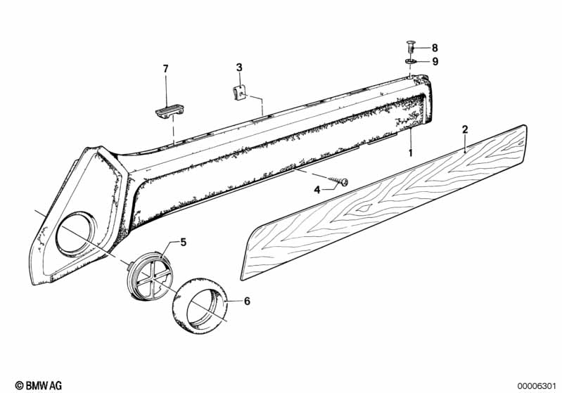 Genuine BMW 51411852743 E23 E32 Gasket (Inc. 730, 730iL & 730i) | ML Performance EU Car Parts