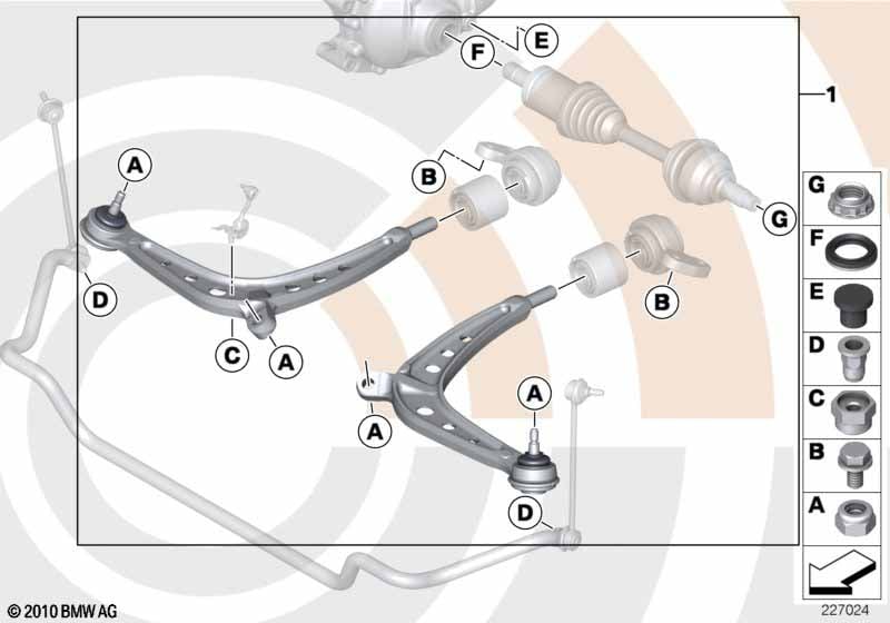 Kit service bras transversal/Value Line