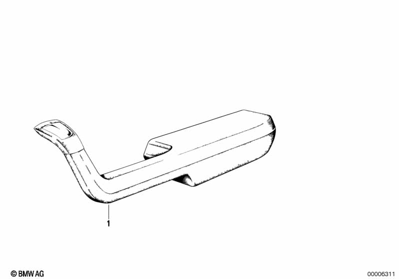Armrest, front