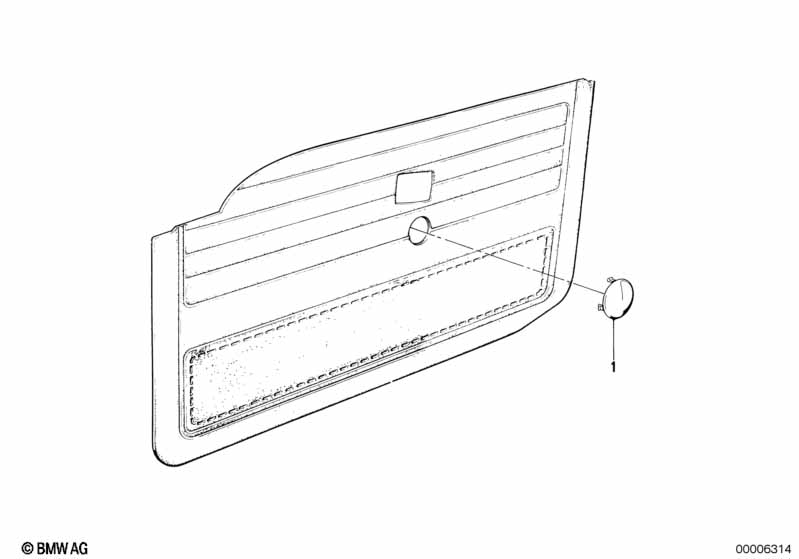 Door lining-cap