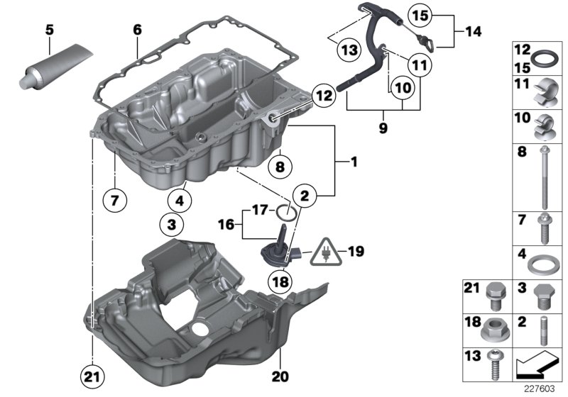 Genuine BMW 11148510115 F36 F31 F34 Cover, Acoustic (Inc. 328d, 320d ed & 118d) | ML Performance UK Car Parts