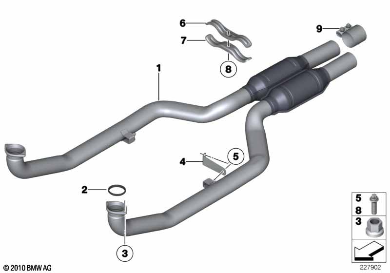 Genuine BMW 18307607871 F04 Clamp Lower (Inc. Hybrid 7 & Hybrid 7L) | ML Performance EU Car Parts