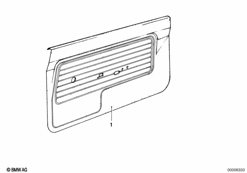 Door trim panel