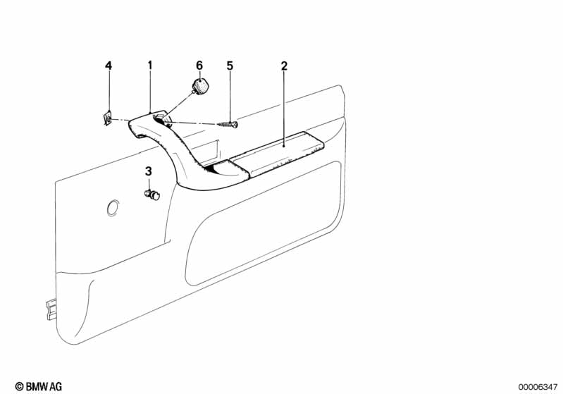 Genuine BMW 51411921204 E24 Armrest Front Right PERLBEIGE (Inc. M635CSi, 628CSi & M6) | ML Performance EU Car Parts
