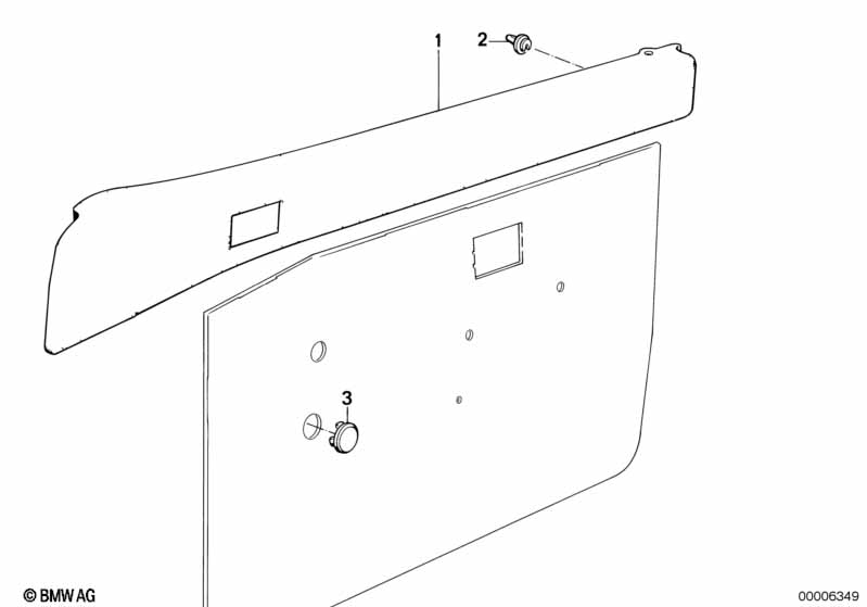 Door lining upper front-door pocket