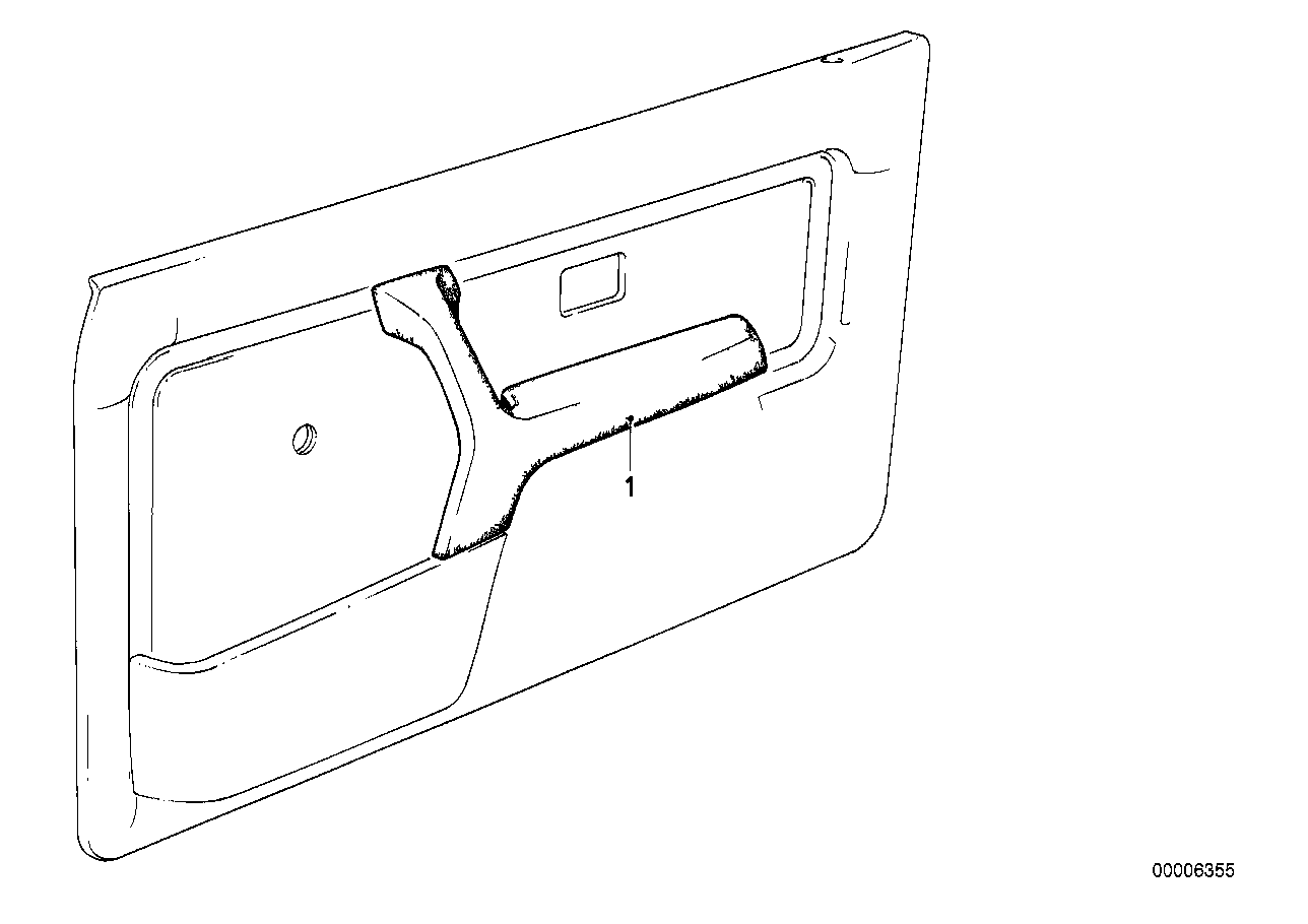 Genuine BMW 51411911188 E30 Armrest Front Right PERLBEIGE (Inc. 316, 324d & 318i) | ML Performance UK Car Parts