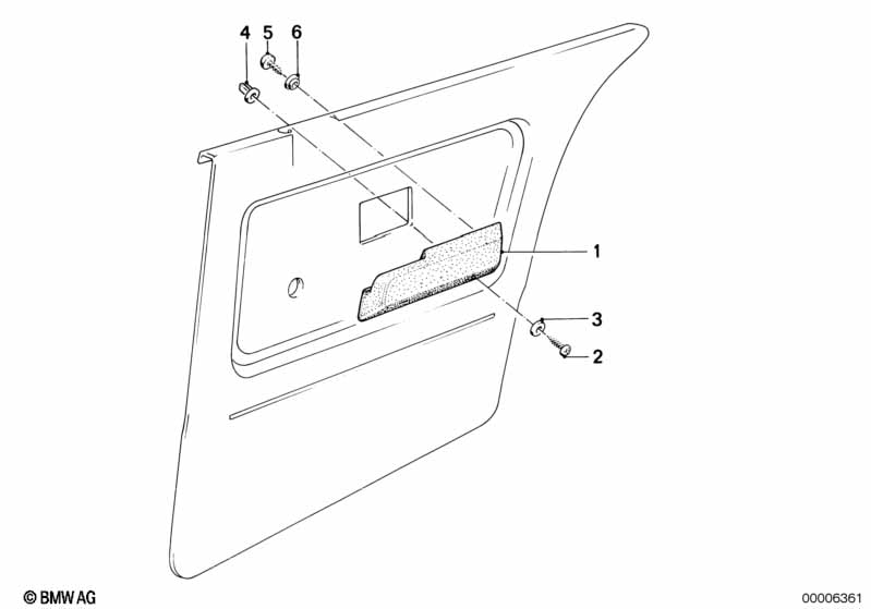 Armrest, rear