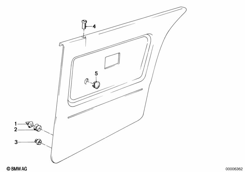 Door lining single parts