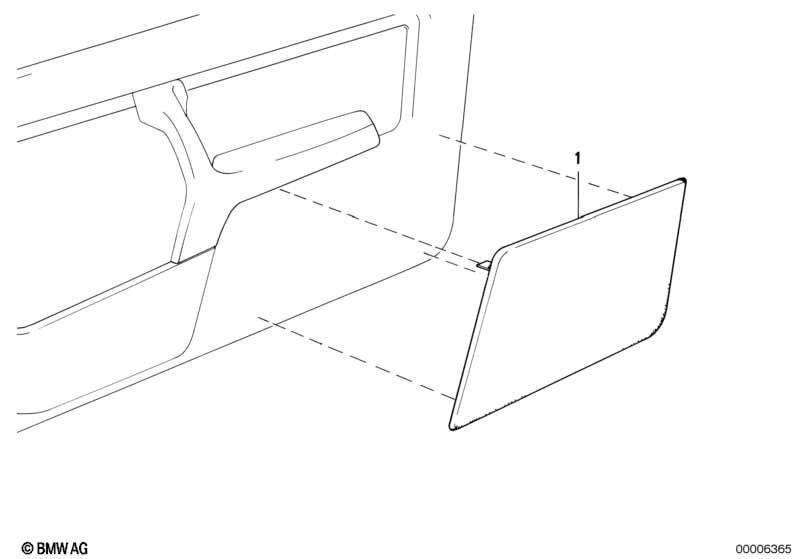 Door trim panel, front