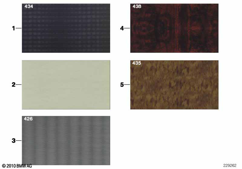 Sample chart with interior moldings