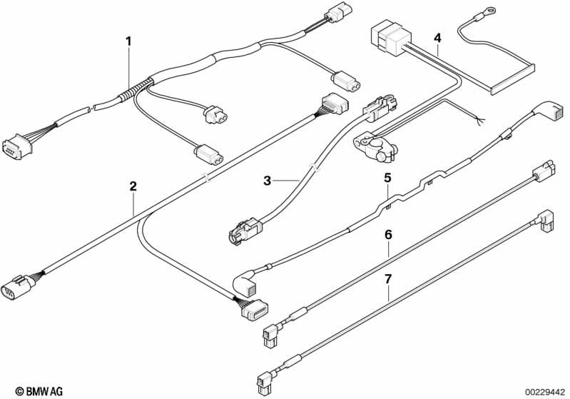 Genuine BMW 61126948729 E60 Wiring Switch Engine Hood (Inc. 545i, 530d & 535d) | Duco Car Parts UK Car Parts